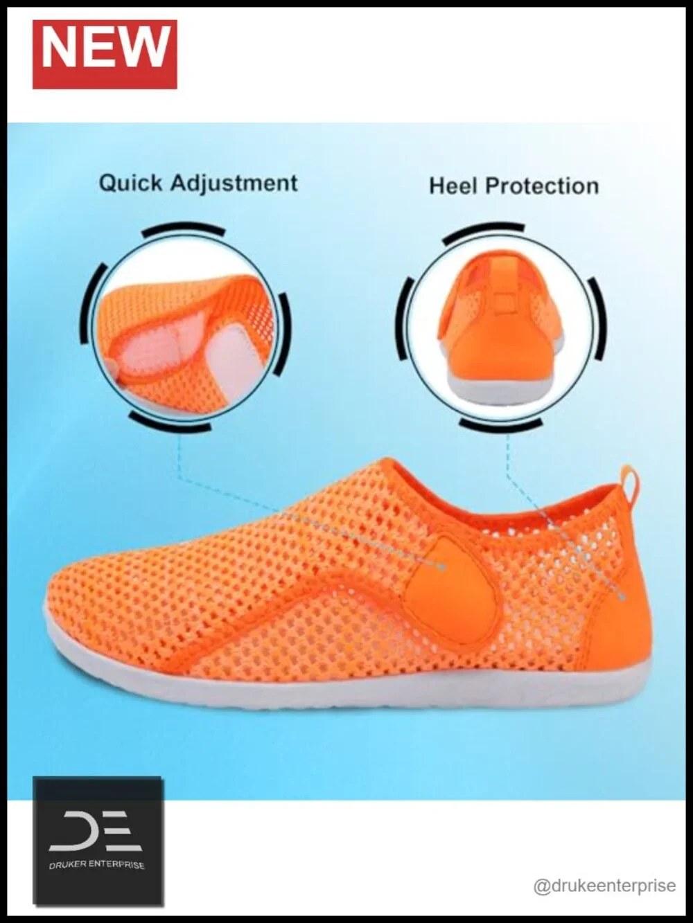 Quick Dry Lightweight Water Shoes Non-Slip for Beach Swim Surf Yoga Sports